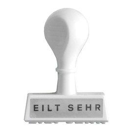 Textstempel -Eilt sehr- 4,5cm Kunststoff Wedo 19319 Produktbild