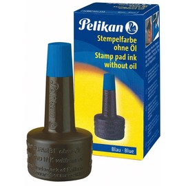 Stempelfarbe ohne Öl 28ml blau Pelikan 351213 (FL=28 MILLILITER) Produktbild