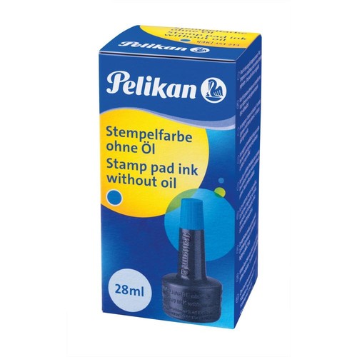 Stempelfarbe ohne Öl 28ml blau Pelikan 351213 (FL=28 MILLILITER) Produktbild Additional View 2 L