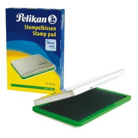 Stempelkissen 2 7x11cm grün Metall Pelikan 331033 Produktbild