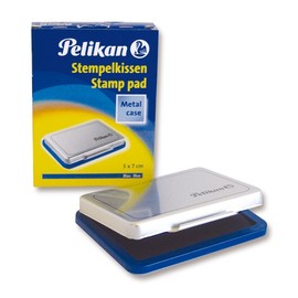 Stempelkissen 3 5x7cm blau Metall Pelikan 100436062 Produktbild