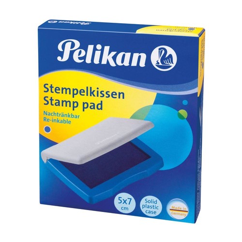 Stempelkissen 3E 5x7cm blau Kunststoff Pelikan 300004179 Produktbild Additional View 3 L