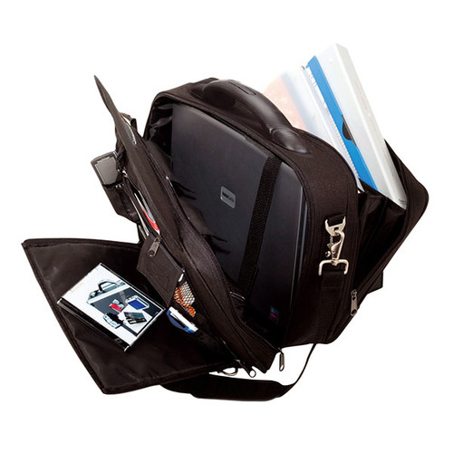 Laptoptasche ARCO 40,5x33x16cm schwarz Polyester Lightpak 46010 Produktbild