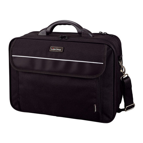 Laptoptasche ARCO 40,5x33x16cm schwarz Polyester Lightpak 46010 Produktbild Additional View 1 L