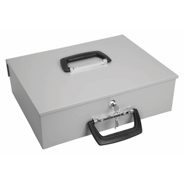 Geldkassette Universal Zählbrett für 225,70¿ und Schacht 355x275x100mm lichtgrau Stahlblech Wedo 150100837 Produktbild