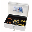 Geldkassette Gr. 3 mit Kunststoffeinsatz 250x180x90mm weiß Stahl Wedo 145300H Produktbild Additional View 1 S