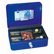 Geldkassette Gr. 3 mit Kunststoffeinsatz 250x180x90mm blau Stahl Wedo 145303H Produktbild Additional View 1 S