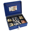 Geldkassette Gr. 4 mit Kunststoffeinsatz 300x240x90mm blau Stahl Wedo 145403H Produktbild Additional View 1 S