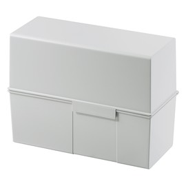 Karteibox A5 228x102x171mm für 450Karten lichtgrau Kunststoff HAN 975-11 Produktbild