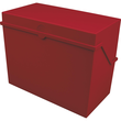 Kleinkartei A5 228x110x170mm für 500Karten rot Kunststoff Helit H6214525 Produktbild