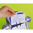 Rolodex Telindex 25-teilig 72x104mm für 500Karten metallic silber Durable 2416-23 Produktbild Additional View 3 S