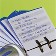 Rolodex Telindex 25-teilig 72x104mm für 500Karten metallic silber Durable 2416-23 Produktbild Additional View 1 S