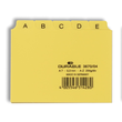 Leitregister A-Z 25-teilig A7quer gelb PP Durable 3670-04 Produktbild