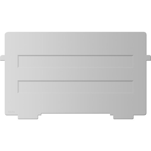 Schwenkstütze für H62135 A5 quer lichtgrau Kunststoff Helit H7207882 Produktbild Front View L