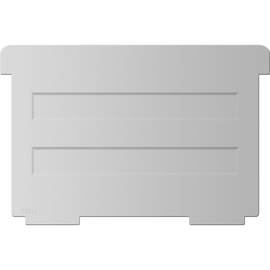 Schwenkstütze für H62018 A6 quer lichtgrau Kunststoff Helit H7204182 Produktbild
