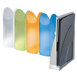 Stehsammler TWIN 76x257x239mm glasklar transparent kunststoff HAN 1611-23 Produktbild Additional View 4 S