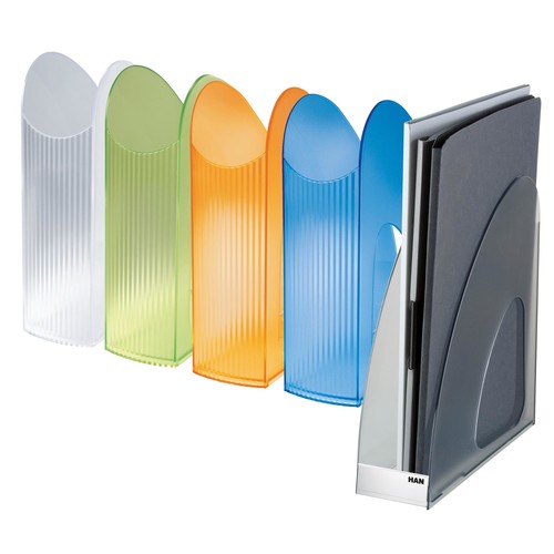 Stehsammler TWIN 76x257x239mm glasklar transparent kunststoff HAN 1611-23 Produktbild Additional View 4 L