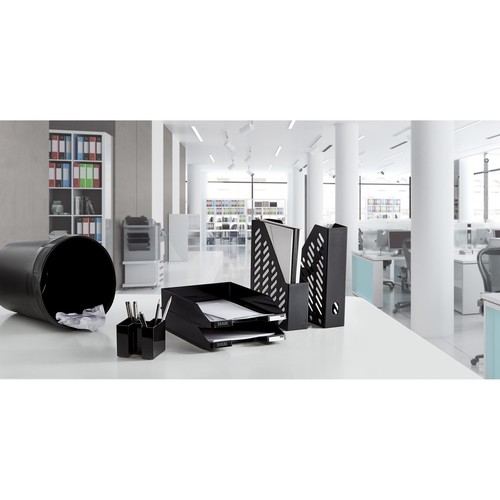 Stehsammler KLASSIK 76x248x315mm schwarz Kunststoff HAN 1601-13 Produktbild Additional View 4 L