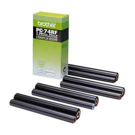 Thermotransferrolle für Fax T72/74/76/78 144Seiten schwarz Brother PC74RF (PACK=4 STÜCK) Produktbild