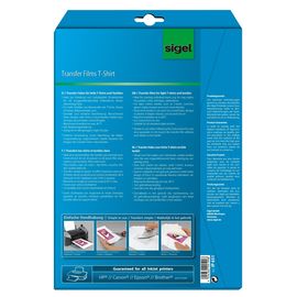 Transfer Folie für helle Textilien A4 Sigel IP651 (PACK=10 BLATT) Produktbild