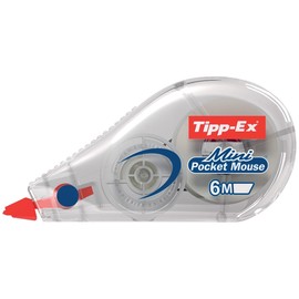 Korrekturroller Mini Pocket Mouse Einweg 5mm x 6m Tipp-Ex 932564 (ST=6 METER) Produktbild