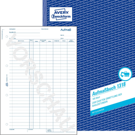 Aufmaßbuch A4 100Blatt mit Blaupapier Zweckform 1318 Produktbild