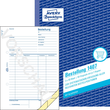 Bestellscheinbuch A5 hoch 3x50Blatt mit Blaupapier Zweckform 1407 Produktbild