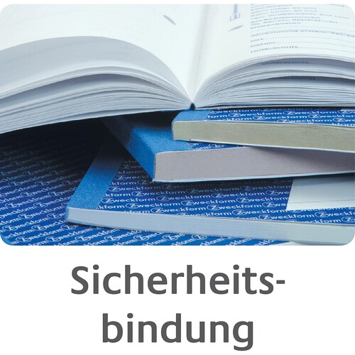 Einnahme-/ Ausgabebeleg A6 quer 50Blatt recycling mit Blaupapier Zweckform 1205 Produktbild Additional View 4 L