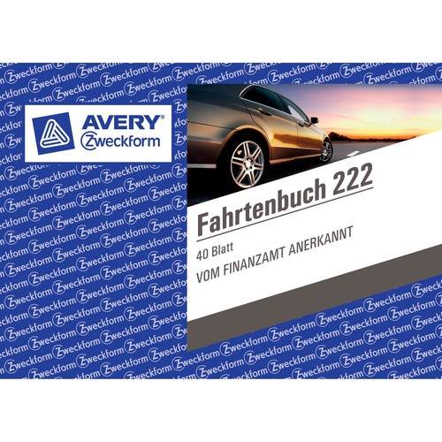 Fahrtenbuch für Pkw A6 quer 40Blatt geheftet Zweckform 222 Produktbild Additional View 2 L