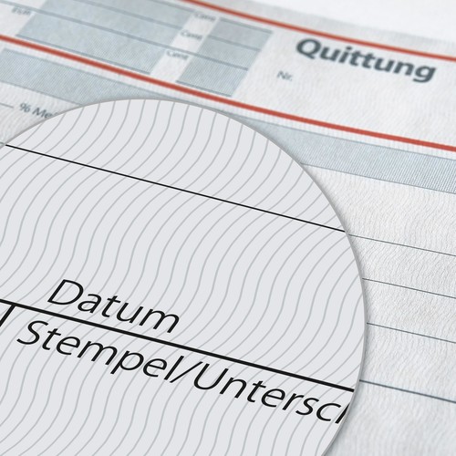 Quittungsblock A6 quer mit Sicherheitsdruck Sigel QU615 Produktbild Additional View 2 L
