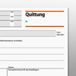 Quittungsblock A6 quer 2x50Blatt mit Sicherheitsdruck mit Blaupapier Sigel QU625 Produktbild Additional View 2 S