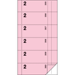 Bonbuch 360 Abrisse 105x200mm 2x60Blatt rosa mit Blaupapier Sigel BO002 Produktbild Additional View 2 S