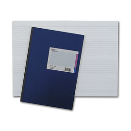 Geschäftsbuch liniert A4 96Blatt blau mit hochglanz Deckelpappe und Strukturprägung König & Ebhardt 86-14172 Produktbild