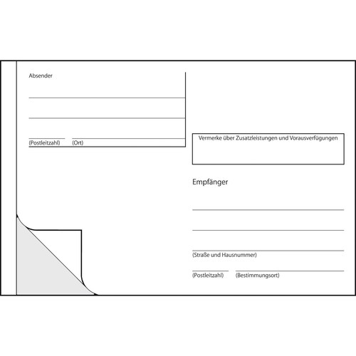 Adress-Aufkleber 140x97mm selbstklebend lose Sigel AS600 (PACK=100 STÜCK) Produktbild
