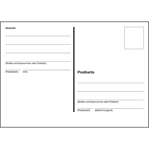 Postkarten A6 quer geheftet Sigel PH610 (ST=10 BLATT) Produktbild Additional View 1 L