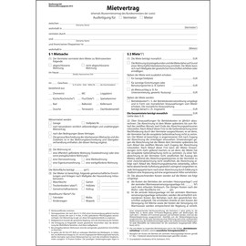 Mietvertrag ehemals Mustermietvertrag A4 6-seitig Sigel MV469 Produktbild