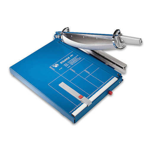Schneidemaschine mit Hebel Schnittlänge 390mm, Schnitthöhe 4mm blau Dahle 00565 Produktbild Front View L