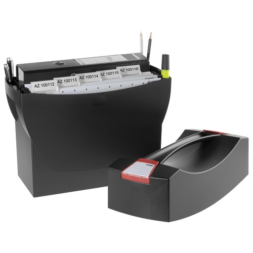 Hängemappenbox SWING-PLUS 397x154x347mm mit Deckel schwarz HAN 1901-13 Produktbild Additional View 2 L