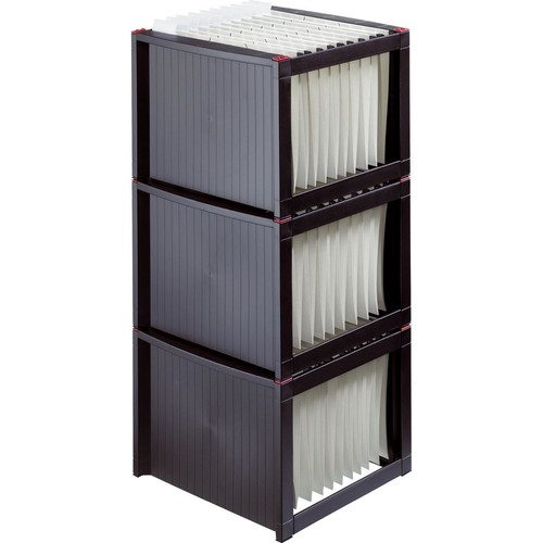 Hängeregistraturgestell 360x380x272mm schwarz/rot Helit H6110092 Produktbild Additional View 1 L