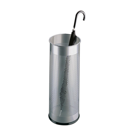 Schirmständer 59cm x ø 27cm 28,5L silber Metall perforiert Durable 3350-23 Produktbild