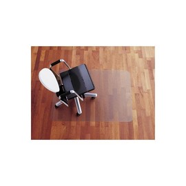 Bodenschutzmatte für Hartböden Form E rechteckig 121x134 cm, 2mm stark transparent Polycarbonat Rexel 1300094 Produktbild