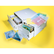 Multimedia Box I 195x165x325mm für 26 CDs/DVDs in Hardbox grau Durable 5256-10 Produktbild Additional View 1 S