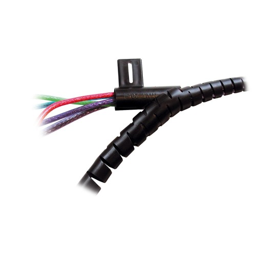Spiralkabelführung Cable Zip 20mm x 2m schwarz Kunststoff Fellowes 99439 Produktbild Front View L