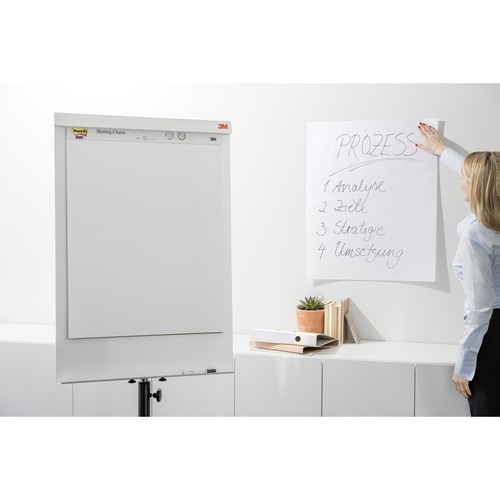 Post-it Flipchart-Block Meeting Chart 63,5x77,5cm 3M MC559 (PACK=30 BLATT) Produktbild Additional View 2 L