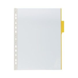 Sichttafeln FUNCTION mit 60mm Tabs A4 für Tafelträger gelb Durable 5607-04 (PACK=5 STÜCK) Produktbild