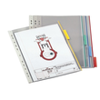 Sichttafeln FUNCTION mit 60mm Tabs A4 für Tafelträger rot Durable 5607-03 (PACK=5 STÜCK) Produktbild Additional View 1 S