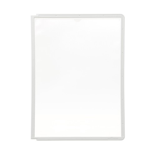 Sichttafeln SHERPA A4 für Tafelträger grau Durable 5606-10 (PACK=5 STÜCK) Produktbild Additional View 2 L