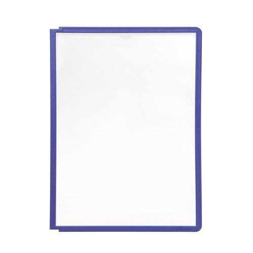 Sichttafeln SHERPA A4 für Tafelträger blauviolett Durable 5606-44 (PACK=5 STÜCK) Produktbild Additional View 2 L