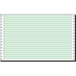 Endlospapier 8"x330mm 60g grün/weiß 1-fach mit Längsperforation Sigel 08336 (KTN=2000 BLATT) Produktbild