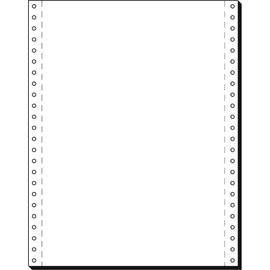 Endlospapier 12"x240mm 60g weiß blanko 1-fach mit Längsperforation Sigel 91100 (KTN=2000 BLATT) Produktbild
